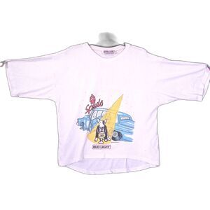 Vintage Bud Light Authentic BUD CLUB Tee Shirt Featuring Spuds Makenzie #1100